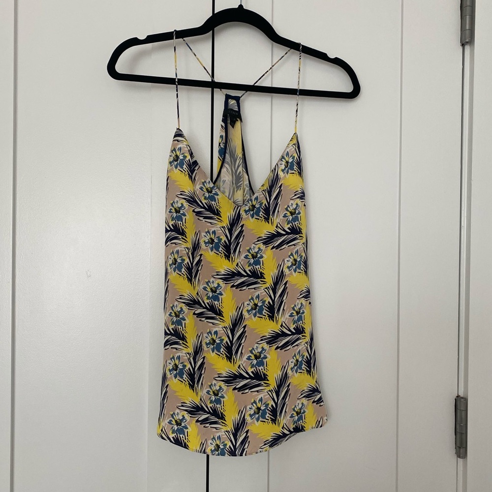 J. Crew floral tank